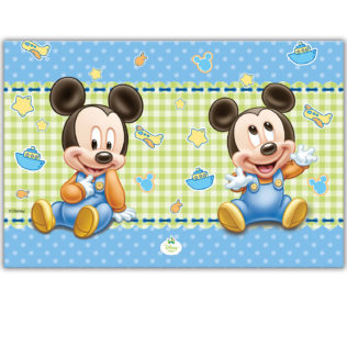 Baby Mickey Plastic Tablecover 1x180cm Procos