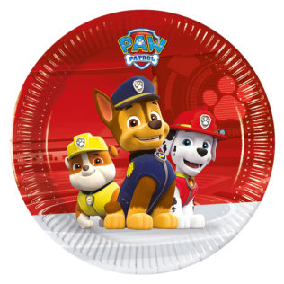 paw patrol plates