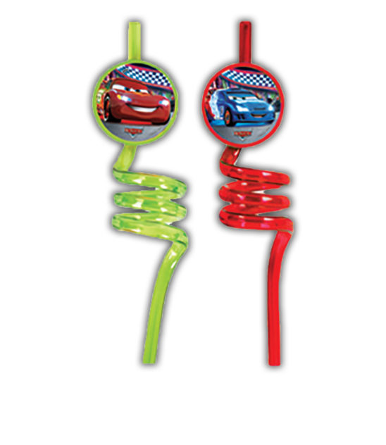Cars 3 Crazy Straws 84079 Procos